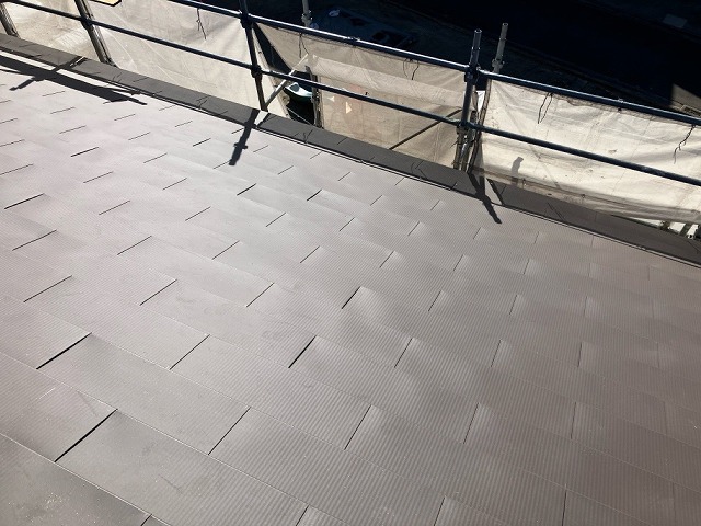 仙台市若林区　屋根本体設置工程　（カバー工法）