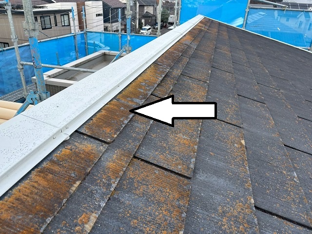 表面のカビや汚れの広がり