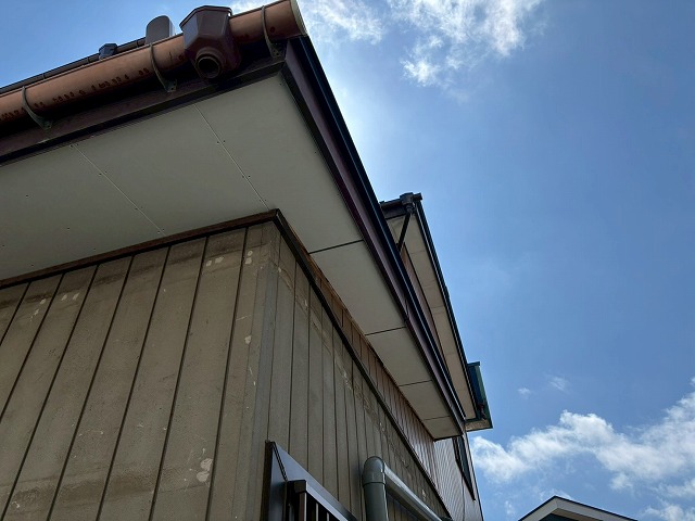 仙台市太白区　元々軒天が設置されていなかったご自宅に軒天を設置した