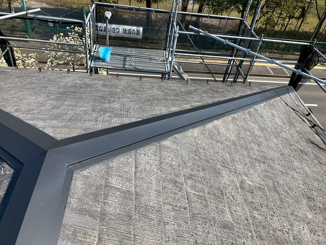 仙台市宮城野区 棟板金交換工事 完工