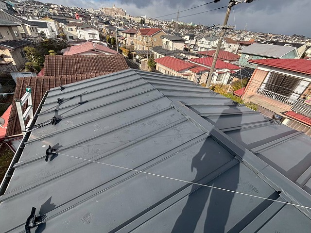 仙台市青葉区 棟板金設置工事 全体写真